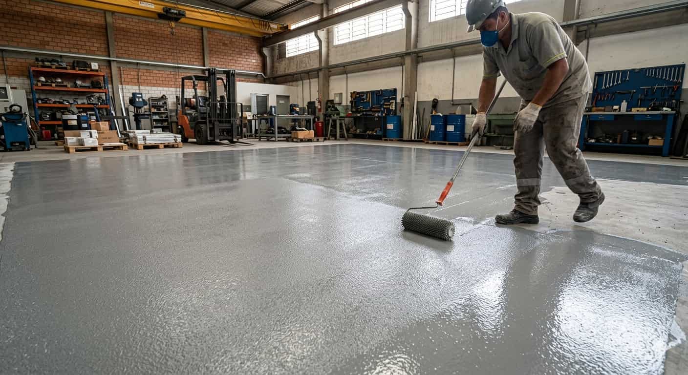 Piso epóxi antiderrapante: vantagens para seu negócio